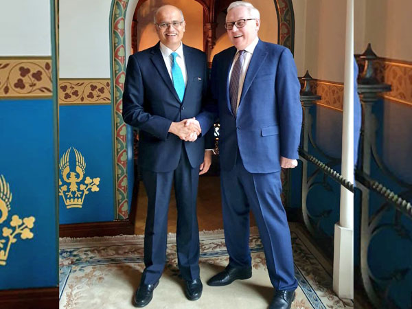 Foreign Secretary Vijay Gokhale with Russian Deputy Foreign Minister Igor Morgulov (Courtesy: MEA Twitter)