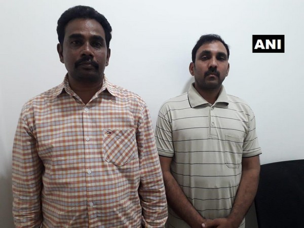 The arrested Nimmaluri Srihari and Avuti Pandari 