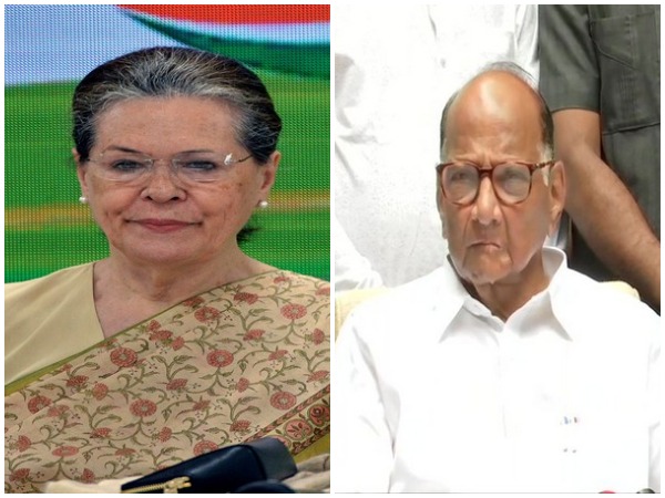 Congress interim president Sonia Gandhi and NCP chief Sharad Pawar (File photo)