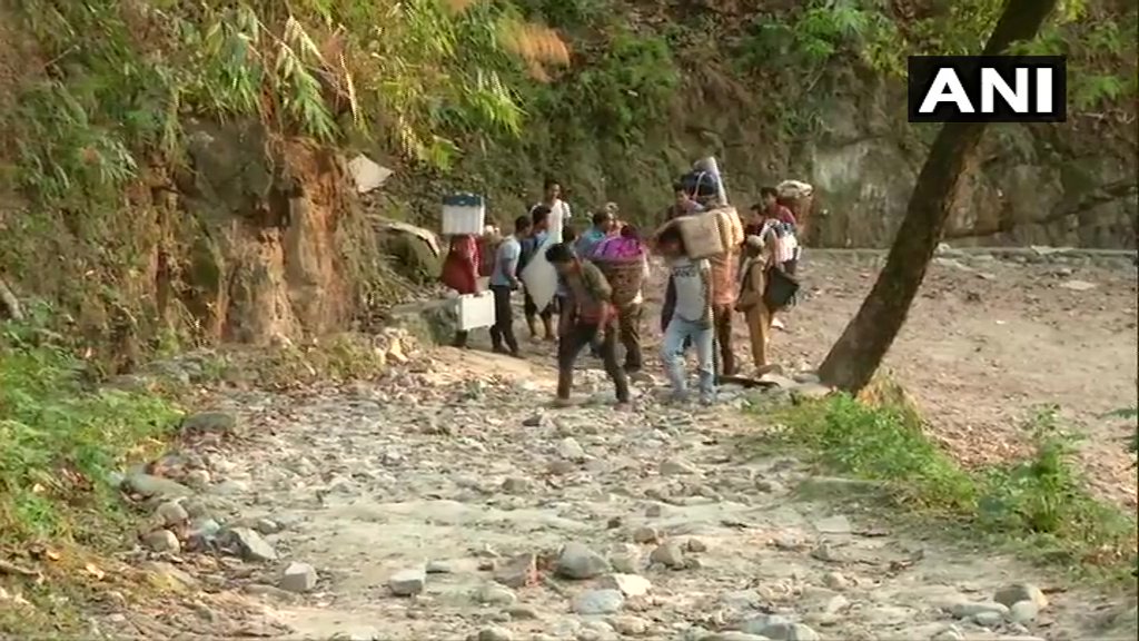 Polling teams trekked for five kilometres to reach polling stations situated 3000 ft above ground level in Buxa Fort