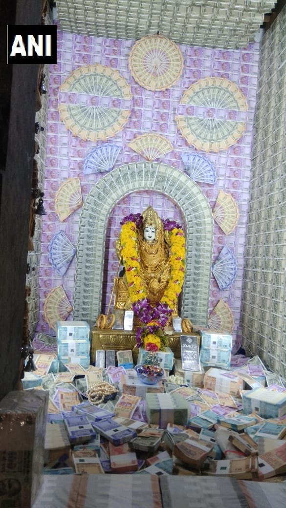 Idol of the Goddess of rain and fertility. Photo/ANI