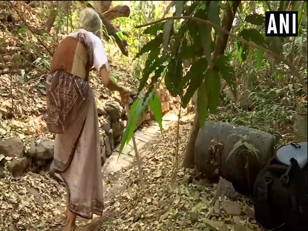 Dr Hema Shane outside her home in Pune. Photo/ANI
