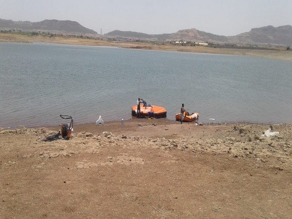 Backwaters of Jadhavwadi dam where three members of a family drowned on Sunday afternoon. 