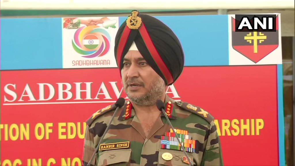 GOC-in-Chief Northern Command, Lt Gen Ranbir Singh