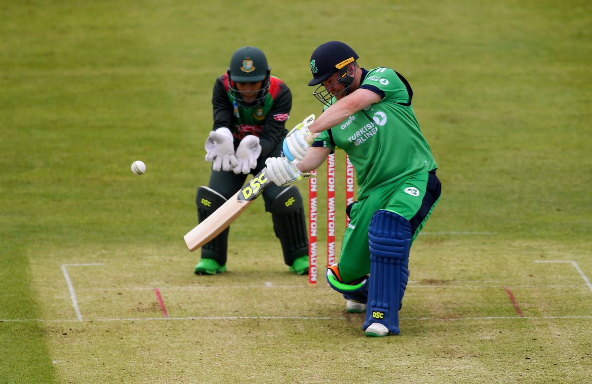 Ireland and Bangladesh in action (Photo/Cricket Ireland Twitter)