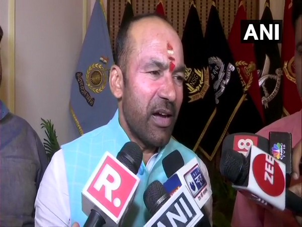 Minister of State for Home G Kishan Reddy talking to the media in New Delhi on Saturday. (Photo/ANI)