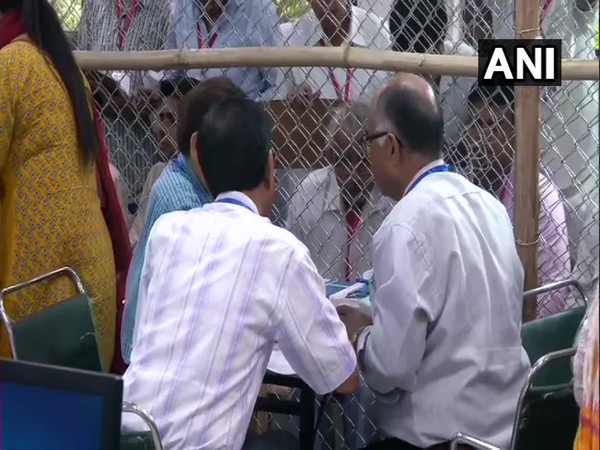 Counting of votes underway at a centre