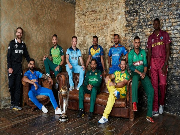 Skippers of the 10 teams participating in the ICC Men's Cricket World Cup (Photo/cricketworldcup Twitter)