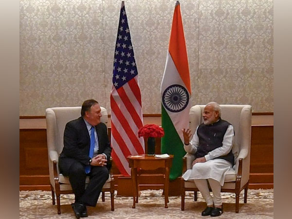 US Secretary of State Mike Pompeo and India's Prime Minister Narendra Modi