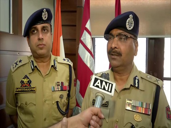 Dilbag Singh, Director General of Police (DGP) speaking to ANI in Srinagar on Tuesday. Photo/ANI