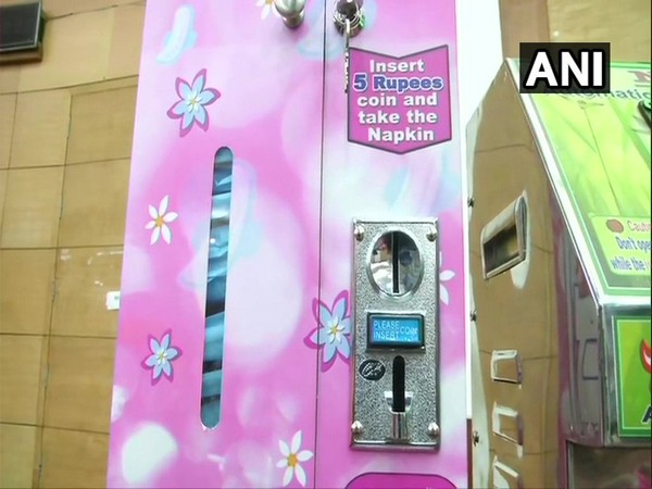 Sanitary napkin vending machine at Chennai hospital
