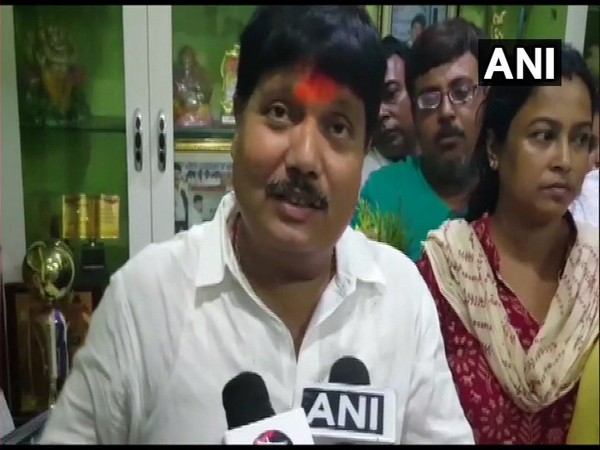 BJP Arjun Singh speaks to ANI in Barrackpore on Wednesday. [Photo/ANI]
