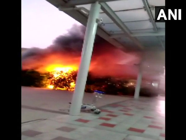 Fire at the Bengaluru international airport