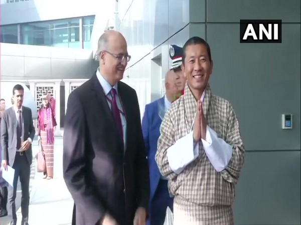 Foreign Secretary Vijay Gokhale and Bhutan Prime Minister Lotay Tshering in Delhi on Thursday