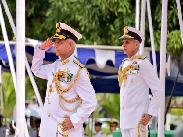 Newly appointed Flag Officer Commanding in Chief of Eastern Naval Command, Atul Kumar Jain. 