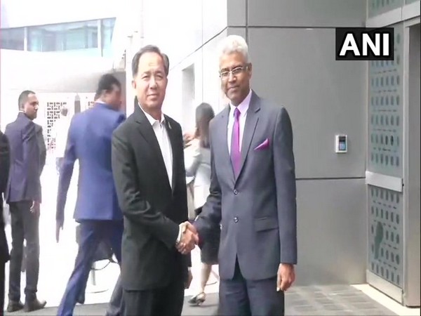 Thailand's Ambassador to India, Chutintorn Gongsakdi, and Thailand special envoy Grisada Boonrac on Thursday in Delhi
