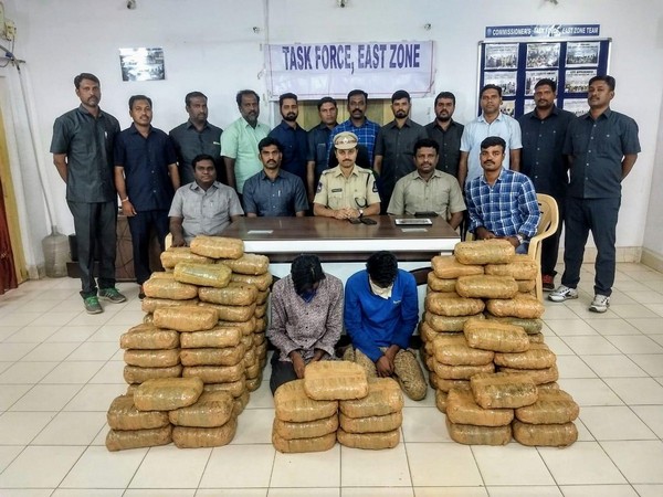  Hyderabad Task Force Police arrested two persons and seized 200kg marijuana in Hyderabad on Monday 