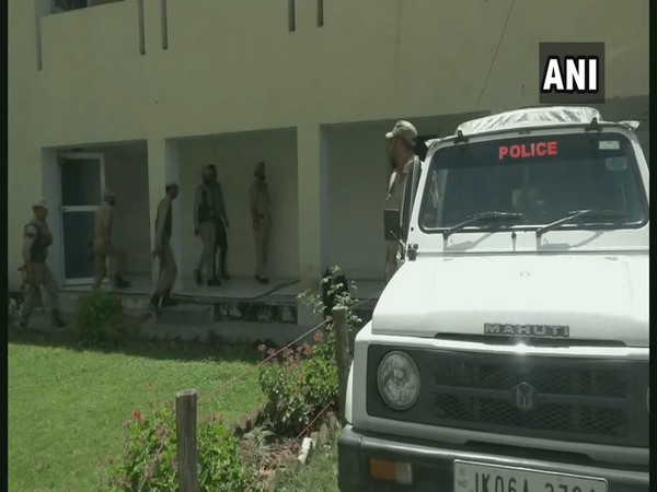 Indian Army and J&K police during the search operation in Doda on Friday. Photo/ANI