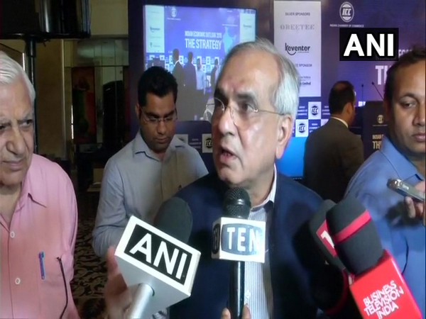 NITI Aayog Chairman Rajiv Kumar while speaking to media on Saturday (Photo/ANI)
