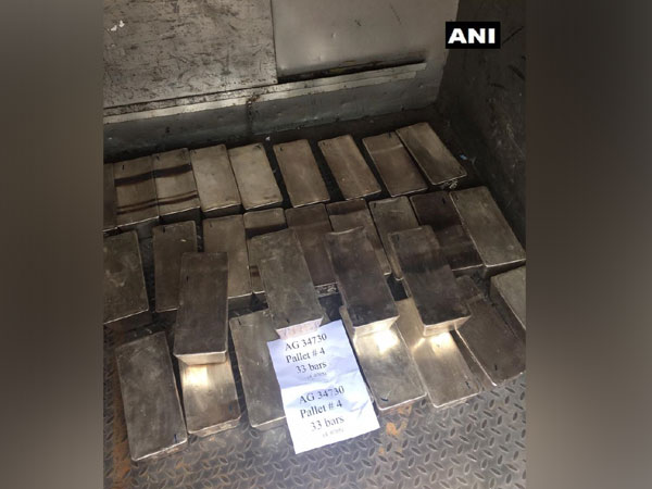 police seized 33 kg of silver bars on Monday (Photo/ANI) 