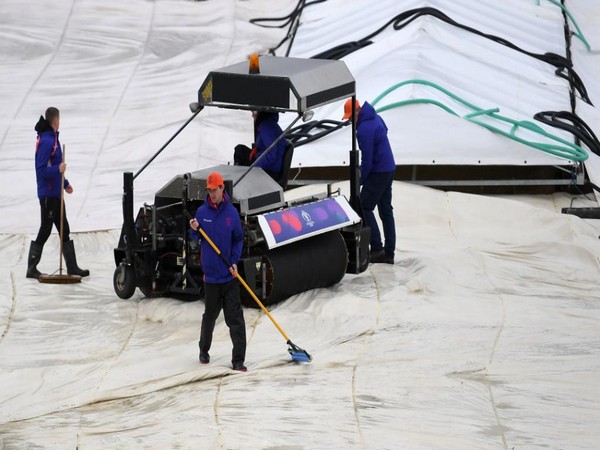 Match between Bangladesh and Sri Lanka got abandoned due to rain on Tuesday (Photo/ Cricket World Cup Twitter)