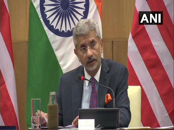 External Affairs Minister S. Jaishankar addressing a press conference in the capital on Wednesday