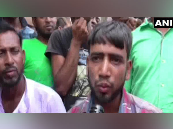 Mannah Mullah, the victim speaks to ANI in South 24 Parganas on Tuesday. [Photo/ANI]