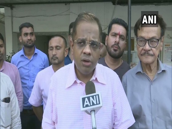 Amit Jogi talking to ANI in Raipur on Monday. (Photo/ANI)