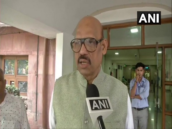 TDP Rajya Sabha MP TG Venkatesh speaking to ANI in New Delhi on Thursday. Photo/ANI