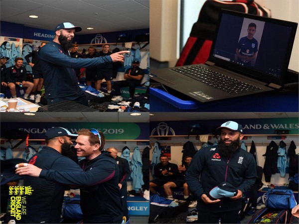 Moeen Ali receives video message from Steven Gerrard (Photo/ England Cricket Twitter)