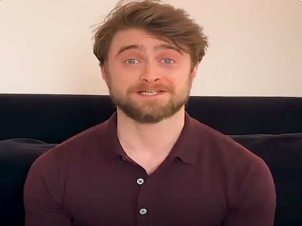 A still from the video of 'Harry Potter At Home' initiative featuring Daniel Radcliffe (Image courtesy: Twitter) 