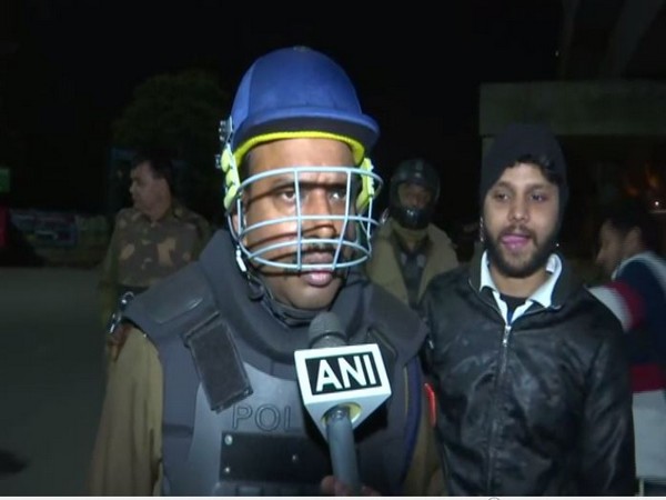 South-East Delhi Deputy Commissioner of Police Chinmoy Biswal speaking to ANI in New Delhi on Sunday. Photo/ANI