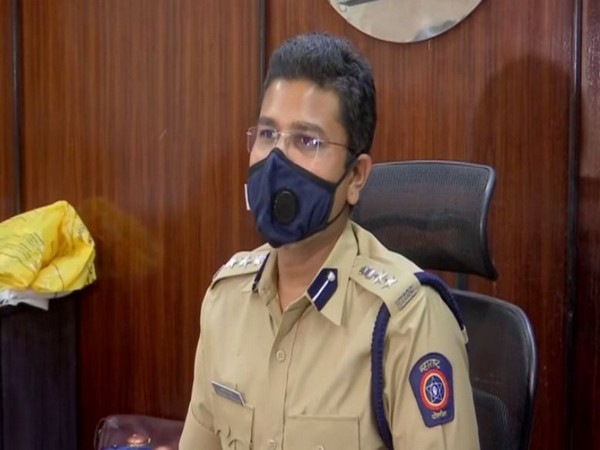 DCP Abhishek Trimukhe speaking to media persons on Wednesday in Mumbai. Photo/ANI