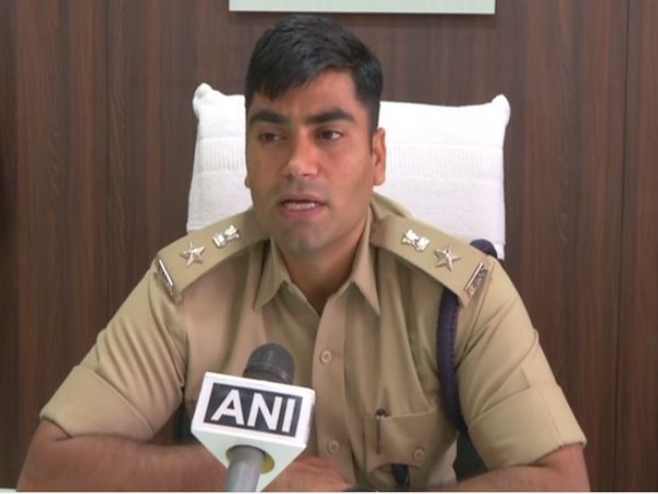 Ahmedabad Zone-2 DCP Dharmendra Sharma speaking to ANI on Tuesday. Photo/ANI
