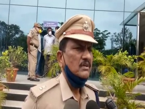 Venkateshwar Rao, DCP Madhapur speaks to media on Friday. [Photo/ANI]