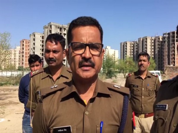 Additional Deputy Commissioner of Police, Ranvijay Singh in Noida on Monday. Photo/ANI