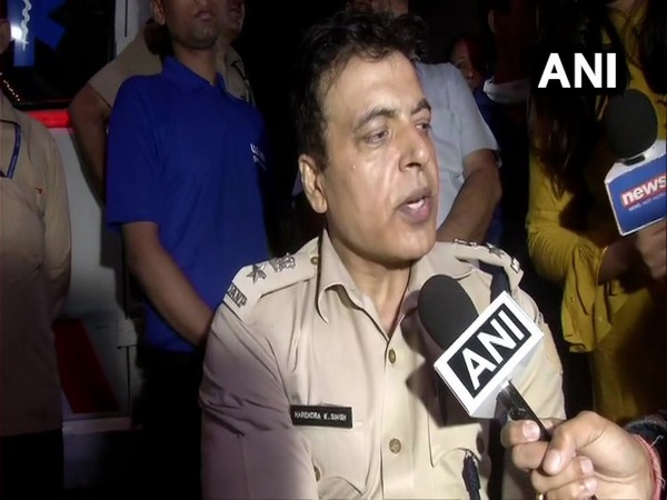 Additional Deputy Commissioner of Police (DCP) Harender Singh speaking to ANI in New Delhi on Saturday. Photo/ANI
