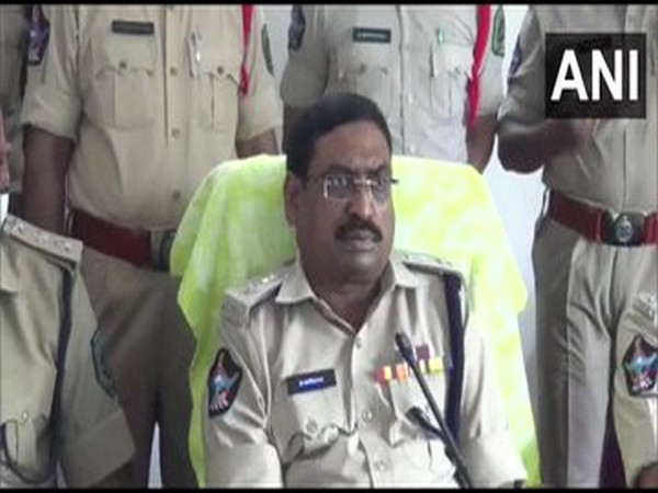 Deputy Commissioner of Police Suresh Babu speaking to reporters in Visakhapatnam on Saturday. [Photo/ANI]