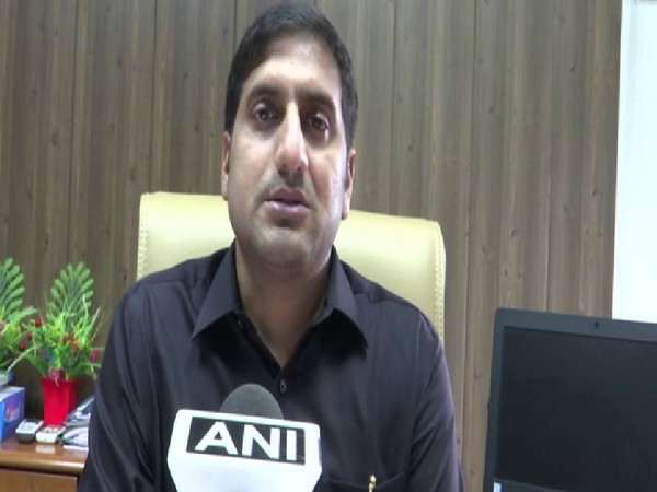 Rajouri District Development Commissioner Mohammed Aijaz Asad talking to ANI on Monday. Photo/ANI