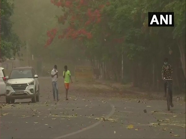 Visuals from Vasant Vihar area of Delhi. (Photo/ANI)