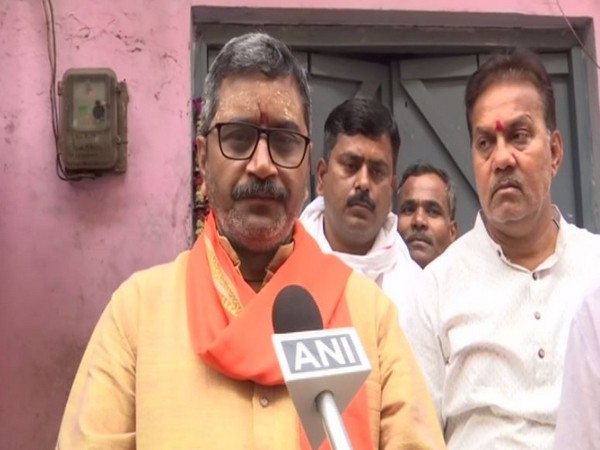 Uttar Pradesh Minister Neelkanth Tiwari. (Photo/ANI)