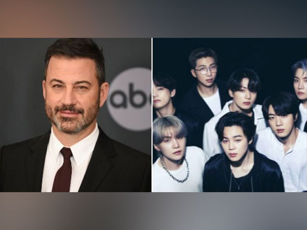 Jimmy Kimmel and BTS band (Image source: Instagram)