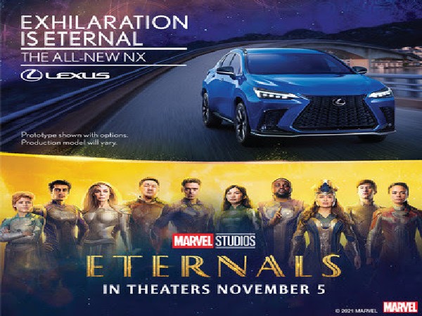 Lexus announced as exclusive automotive partner of Marvel Studios' 'Eternals'