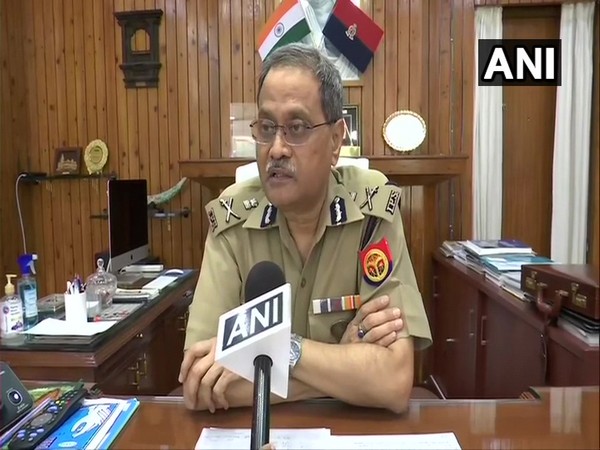 HC Awasthi, Uttar Pradesh Director General of Police speaking to ANI on Saturday. (Photo/ANI)