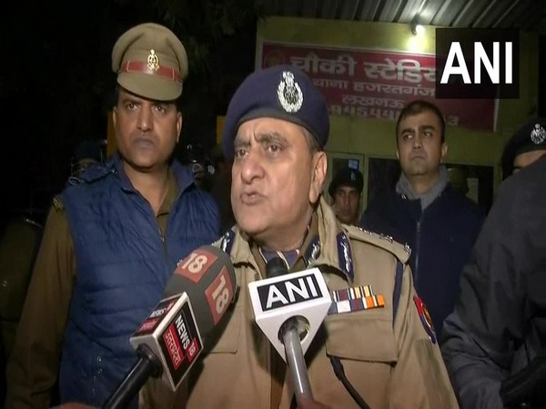 Uttar Pradesh Director General of Police OP Singh speaking to ANI in Lucknow on Thursday. (Photo/ANI)