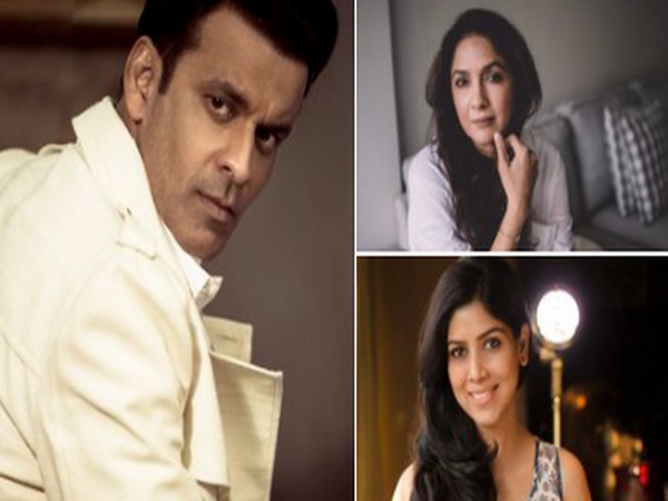 Actor Manoj Bajpayee, Neena Gupta and Sakshi Tanwar (Image Source: Instagram)