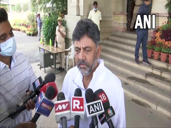 Karnataka Congress chief DK Shivakumar. (ANI/photo)