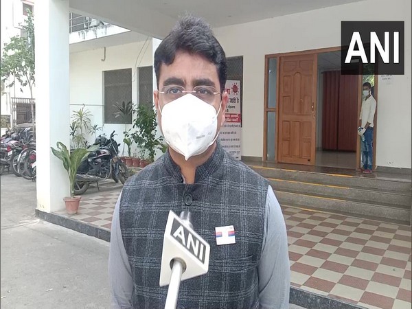 Sanjay Kumar Khatri, District Magistrate Prayagraj speaking to ANI (Photo/ANI)