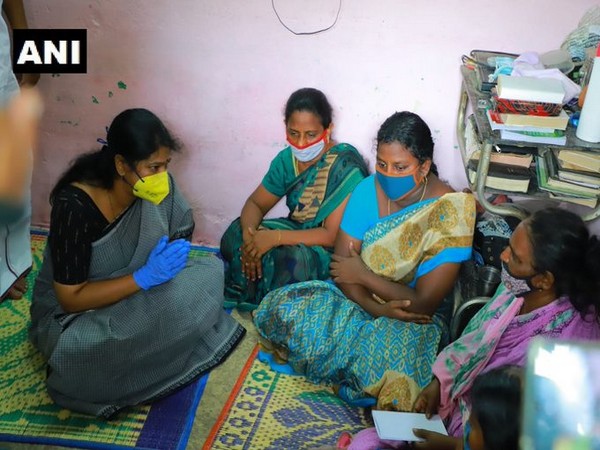 DMK MP Kanimozhi Karunanidhi meets kin of two people allegedly died in police custody in Tuticorin.