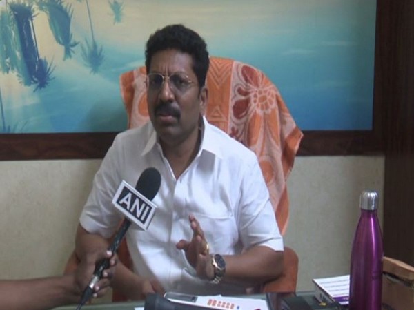 DMK MLA Sarvanan speaking to ANI on Thursday. Photo/ANI